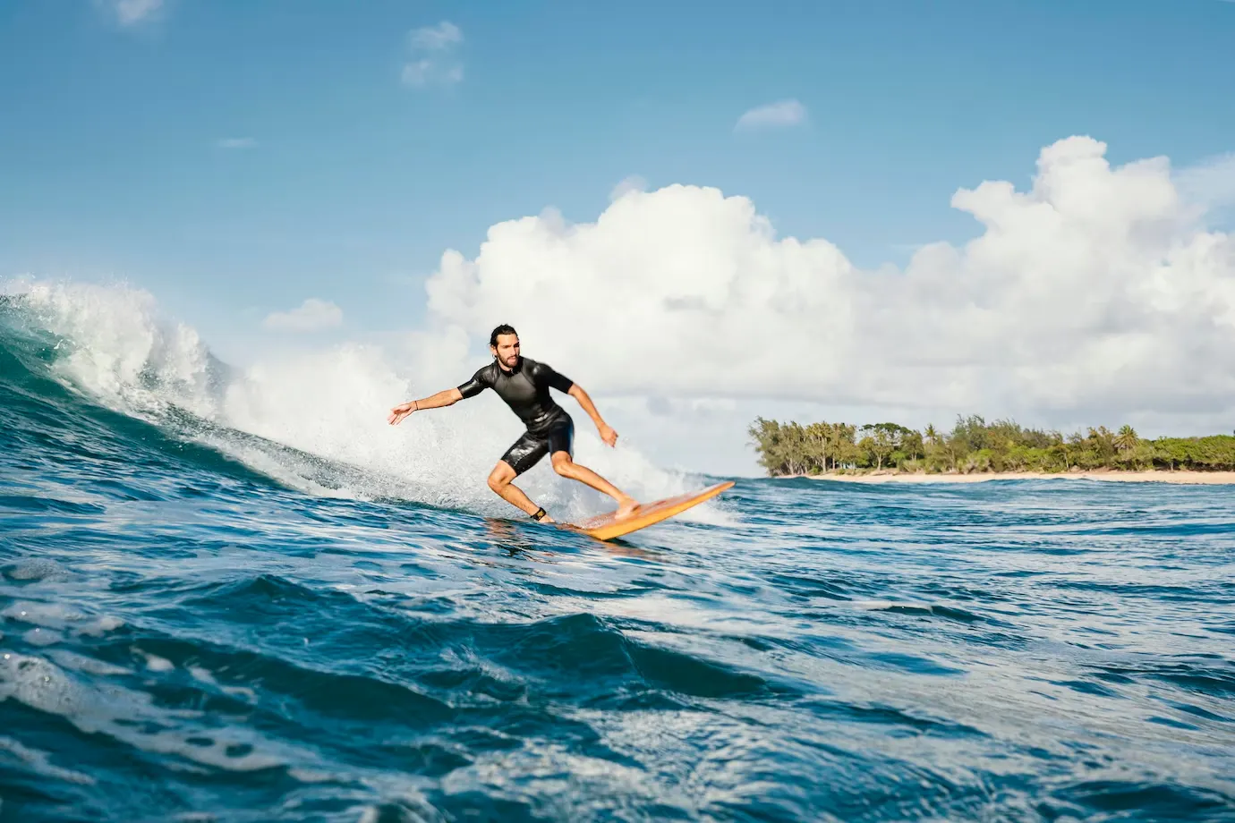 young-man-surfs-ocean-clear-water-waves_23-2148823834